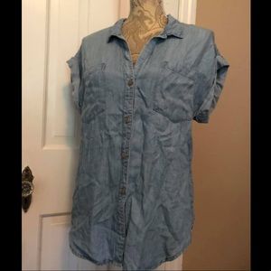 VEUC Cloth & stone chambray top